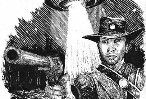 Cowboys versus Aliens! Cowboys versus Aliens!
